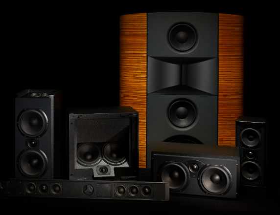 Hidden home theater speakers or hidden in-wall or in-ceiling speakers 