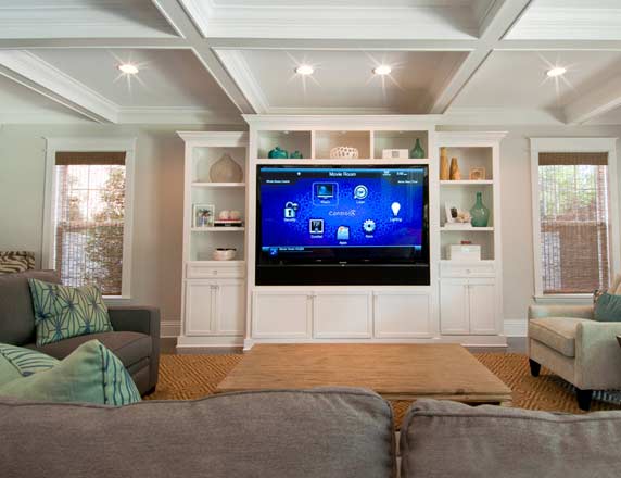 Complete hidden home theater 